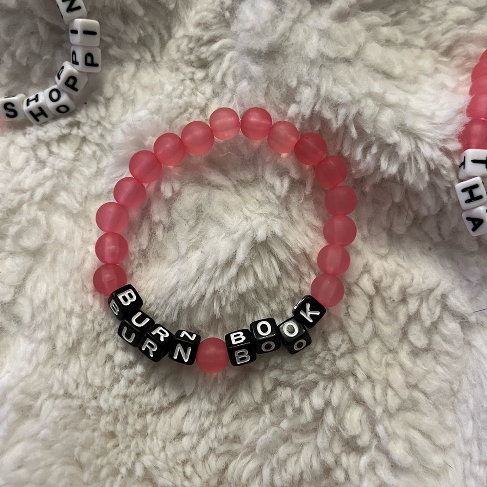 Burn book bracelet